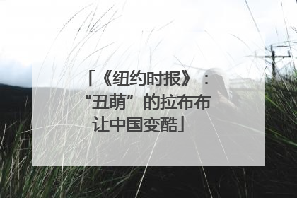 《纽约时报》：“丑萌”的拉布布让中国变酷