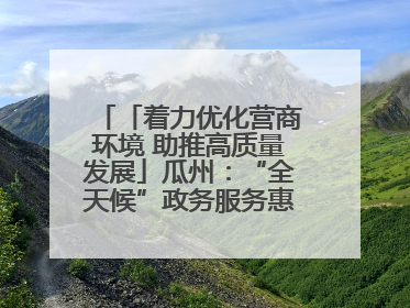 「着力优化营商环境 助推高质量发展」瓜州：“全天候”政务服务惠企便民