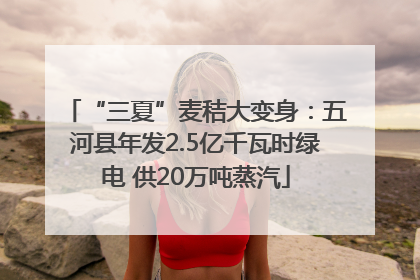 “三夏”麦秸大变身：五河县年发2.5亿千瓦时绿电 供20万吨蒸汽