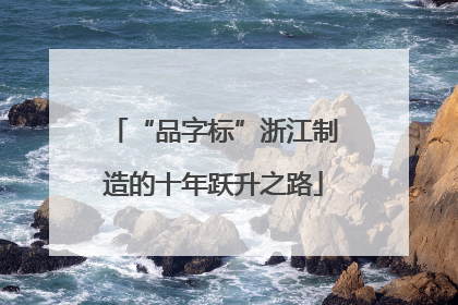“品字标”浙江制造的十年跃升之路