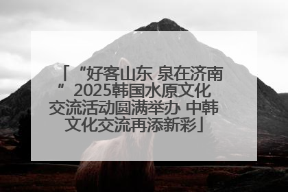 “好客山东 泉在济南”2025韩国水原文化交流活动圆满举办 中韩文化交流再添新彩