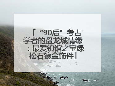 “90后”考古学者的盘龙城情缘：最爱镇馆之宝绿松石镶金饰件