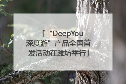 “DeepYou深度游”产品全国首发活动在潍坊举行
