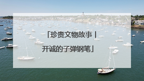 珍贵文物故事丨开诚的子弹钢笔