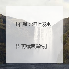石狮：海上泼水节 再续两岸情