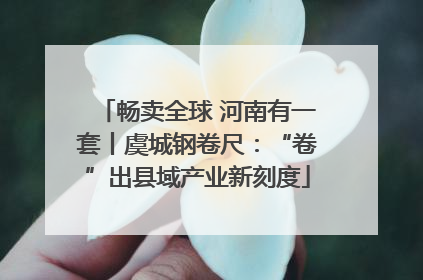 畅卖全球 河南有一套丨虞城钢卷尺：“卷”出县域产业新刻度