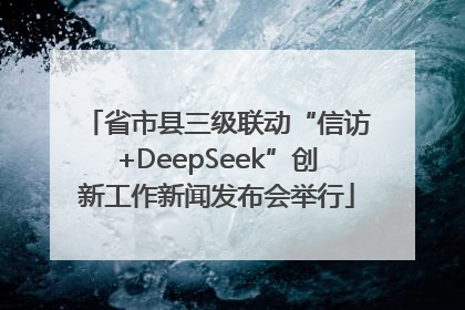 省市县三级联动“信访+DeepSeek”创新工作新闻发布会举行