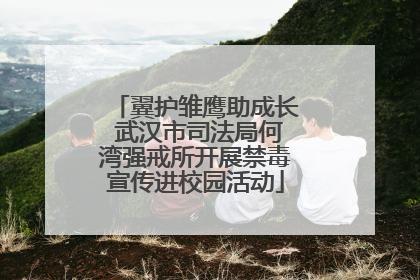 翼护雏鹰助成长 武汉市司法局何湾强戒所开展禁毒宣传进校园活动