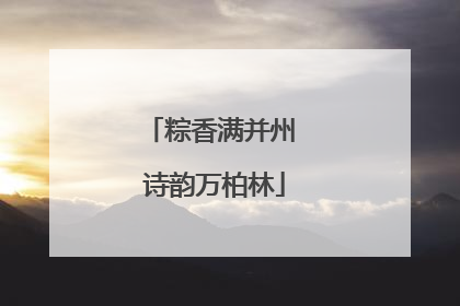 粽香满并州 诗韵万柏林