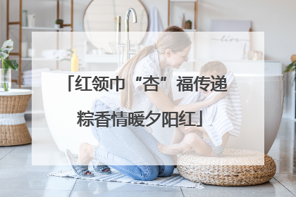 红领巾“杏”福传递 粽香情暖夕阳红