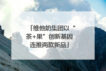 维他奶集团以“茶+果”创新基因连推两款新品