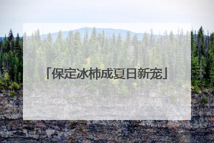 保定冰柿成夏日新宠