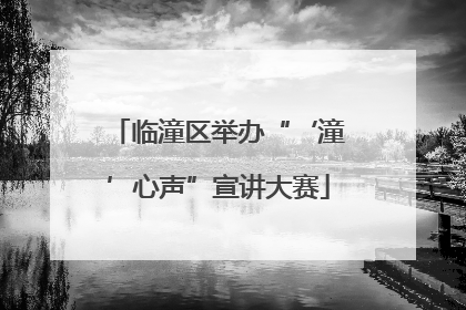 临潼区举办“‘潼’心声”宣讲大赛