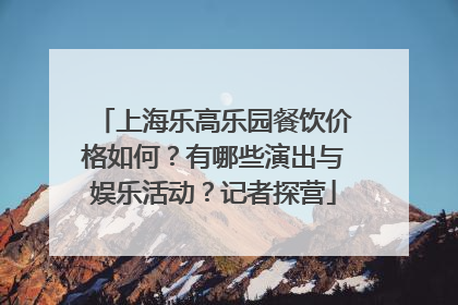 上海乐高乐园餐饮价格如何？有哪些演出与娱乐活动？记者探营