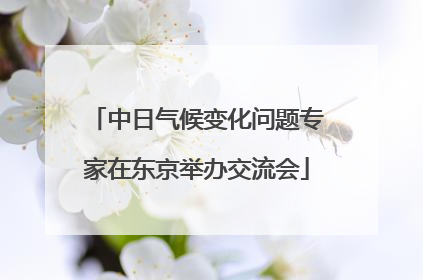中日气候变化问题专家在东京举办交流会