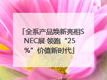 全系产品焕新亮相SNEC展 领跑“25%”价值新时代