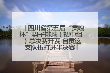 四川省第五届“贡嘎杯”男子排球（初中组）总决赛开赛 自贡这支队伍打进半决赛