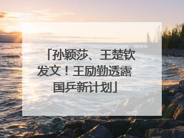 孙颖莎、王楚钦发文！王励勤透露国乒新计划