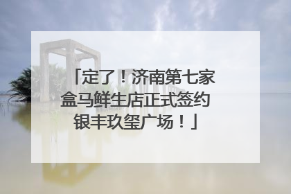 定了！济南第七家盒马鲜生店正式签约银丰玖玺广场！