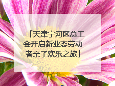 天津宁河区总工会开启新业态劳动者亲子欢乐之旅