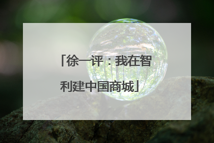 徐一评：我在智利建中国商城