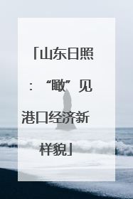 山东日照：“瞰”见港口经济新样貌