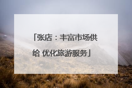 张店：丰富市场供给 优化旅游服务