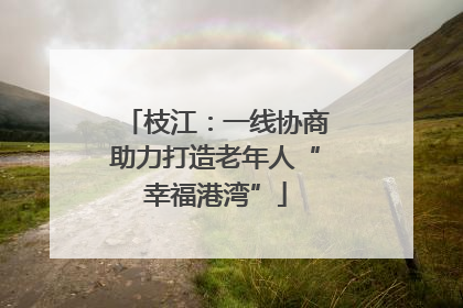 枝江：一线协商助力打造老年人“幸福港湾”
