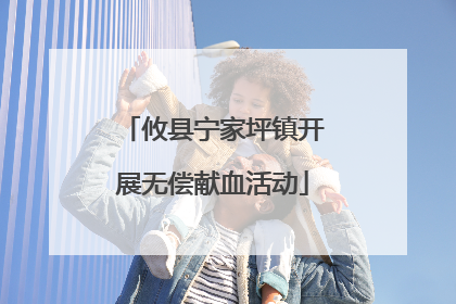 攸县宁家坪镇开展无偿献血活动