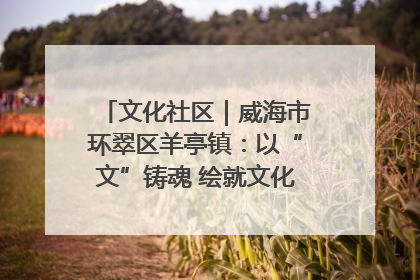 文化社区｜威海市环翠区羊亭镇：以“文”铸魂 绘就文化社区新画卷