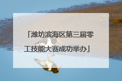 潍坊滨海区第三届零工技能大赛成功举办