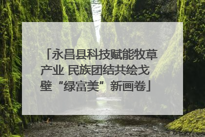 永昌县科技赋能牧草产业 民族团结共绘戈壁“绿富美”新画卷