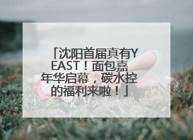 沈阳首届真有YEAST！面包嘉年华启幕，碳水控的福利来啦！