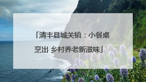 清丰县城关镇：小餐桌烹出 乡村养老新滋味