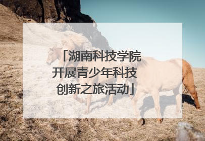 湖南科技学院开展青少年科技创新之旅活动