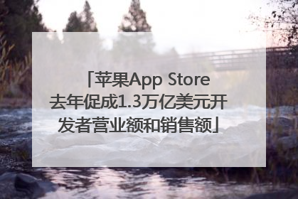 苹果App Store去年促成1.3万亿美元开发者营业额和销售额