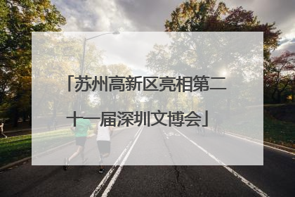 苏州高新区亮相第二十一届深圳文博会