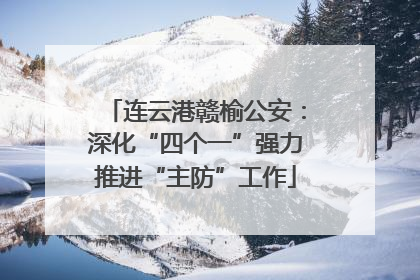 连云港赣榆公安：深化“四个一”强力推进“主防”工作