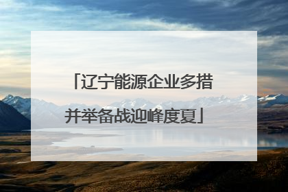 辽宁能源企业多措并举备战迎峰度夏