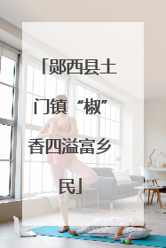 郧西县土门镇“椒”香四溢富乡民