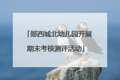 郧西城北幼儿园开展期末考核测评活动