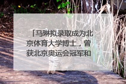 马琳拟录取成为北京体育大学博士，曾获北京奥运会冠军和4次世界杯冠军，张继科：他是神