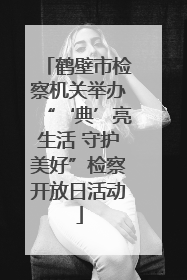 鹤壁市检察机关举办“‘典’亮生活 守护美好”检察开放日活动