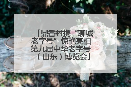 鼎香村携“聊城老字号”惊艳亮相第九届中华老字号（山东）博览会
