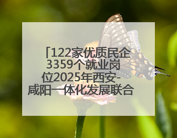 122家优质民企 3359个就业岗位2025年西安-咸阳一体化发展联合招聘会举办