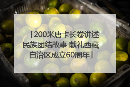 200米唐卡长卷讲述民族团结故事 献礼西藏自治区成立60周年
