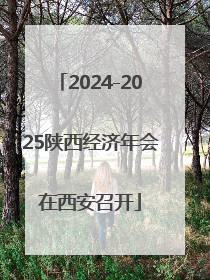 2024-2025陕西经济年会在西安召开
