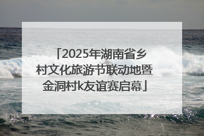 2025年湖南省乡村文化旅游节联动地暨金洞村k友谊赛启幕
