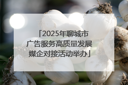 2025年聊城市广告服务高质量发展媒企对接活动举办